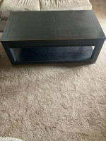 Rustic Black Coffee Table - GREAT DEAL!