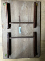 Folding laptop table - mango wood