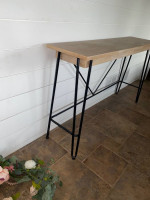 Entry table sofa table buffet console