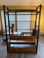 Moving sale-desk, coffee table, closet