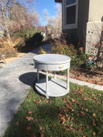 Oval Table Nightstand