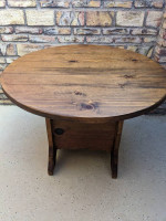 Antique flip top Table to Chair