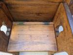 Antique flip top Table to Chair