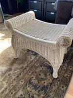 Wicker Dresser and side table/seat