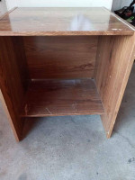 Side Table or Storage Cubby End Table TV Stand
