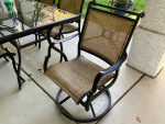 Outdoor Dining Table for 6 with Umbrella