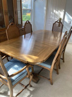 Dining table and chairs