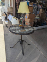 HD 30" Round Industrial Bistro Table.