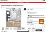 Dining table & 8 chairs from Ashley Furniture