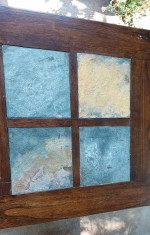 End table 4 stone tile on top of table