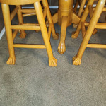 BILLIARD BAR POOL ROOM TABLE AND CHAIRS BALL AND CLAW CLAWFOOT
