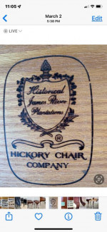 Historical Hickory Chair Co table
