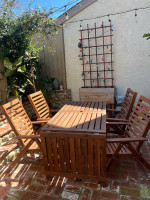 Hardwood Patio Table & Chairs