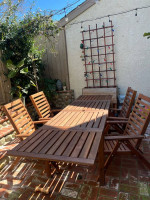 Hardwood Patio Table & Chairs