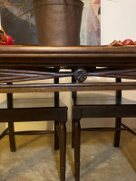Dining room table solid wood