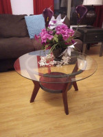 Glass Center Coffee Table