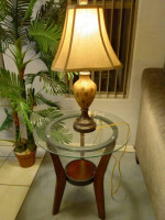 Glass Center Coffee Table