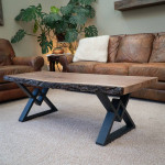 Industrial Style Coffee Table & Bench