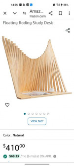 Wall Mounted Float table or desk