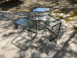 Contemporary MCM Nesting Table Set