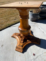 Wood Pedestal for YOUR Custom Table DIY