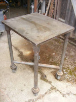 Printers Standing Cast Steel Top Nolen Turtle Table