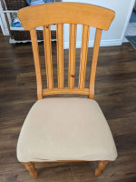TABLE DINING, SEATS 6, WITH CHAIRS