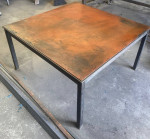 steel coffee table