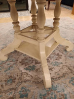 Round dining table and 4 chairs
