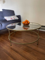 Mid-Century Modern Glass Coffee Table