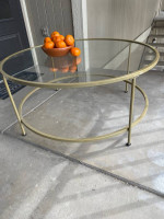 Mid-Century Modern Glass Coffee Table