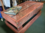 Rustic barn wood end table coffee table REDUCED!!