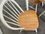 Farmhouse style table and chairs - solid wood