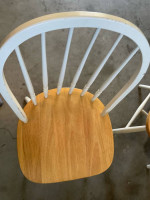 Farmhouse style table and chairs - solid wood