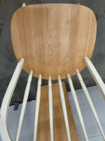 Farmhouse style table and chairs - solid wood