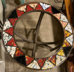 Iron Table Base With Mosaic
