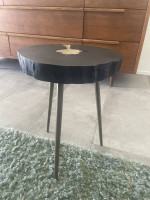 Live Edge Wood Side Table