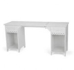 Sewing Craft Table Arrow Olivia White or Green Orig cost $900