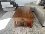 Mission style coffee table