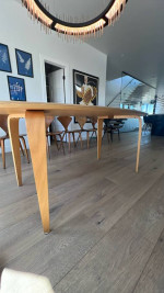 Mid Century Modern Cherner Oval Table & 6 Cherner Chairs