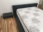 Modern Queen Bedroom Set includes Frame and Side Table