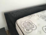 Modern Queen Bedroom Set includes Frame and Side Table