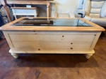 Broyhill coffee table & matching end tables