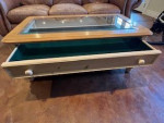 Broyhill coffee table & matching end tables