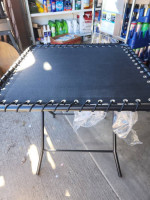 Caravan Sports Textilene Folding Table, Black  NEW