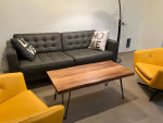 Live Edge solid wood coffee table