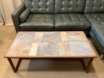 Danish Teak and Tile Coffee Table