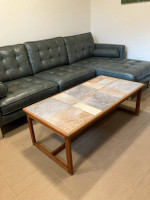Danish Teak and Tile Coffee Table