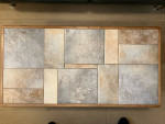 Danish Teak and Tile Coffee Table