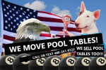 PROFESSIONAL POOL TABLE MOVING